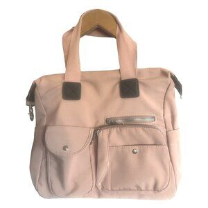 Yunyang Pink Multi-Pocket Tote Shoulder Bag Removable Strap Zipper 12 X 12 X‎ 5"
